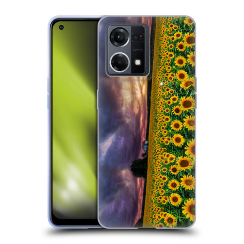 Celebrate Life Gallery Florals Stormy Sunrise Soft Gel Case for OPPO Reno8 4G