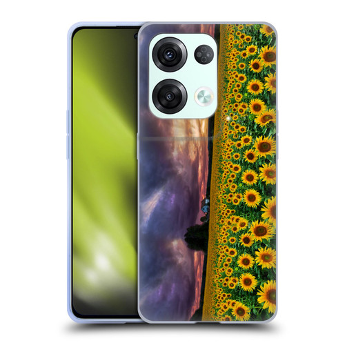 Celebrate Life Gallery Florals Stormy Sunrise Soft Gel Case for OPPO Reno8 Pro