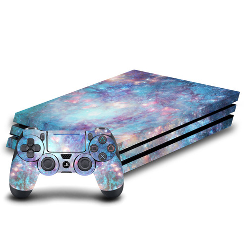 Barruf Art Mix Abstract Space 2 Vinyl Sticker Skin Decal Cover for Sony PS4 Pro Bundle