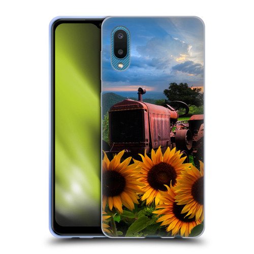 Celebrate Life Gallery Florals Tractor Heaven Soft Gel Case for Samsung Galaxy A02/M02 (2021)
