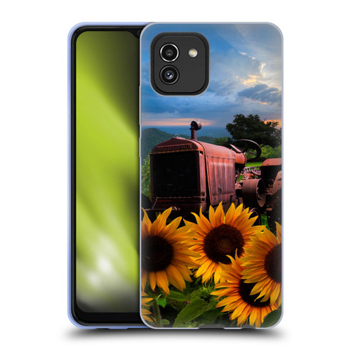 Celebrate Life Gallery Florals Tractor Heaven Soft Gel Case for Samsung Galaxy A03 (2021)