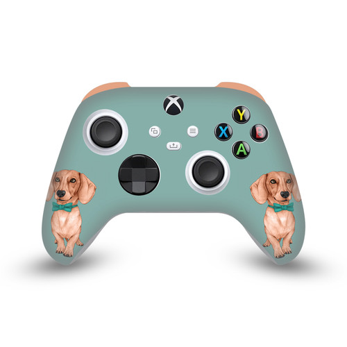 Barruf Art Mix Dachshund, The Wiener Vinyl Sticker Skin Decal Cover for Microsoft Xbox Series X / Series S Controller