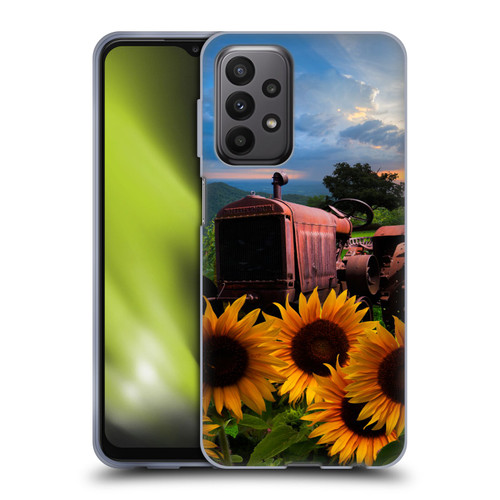 Celebrate Life Gallery Florals Tractor Heaven Soft Gel Case for Samsung Galaxy A23 / 5G (2022)
