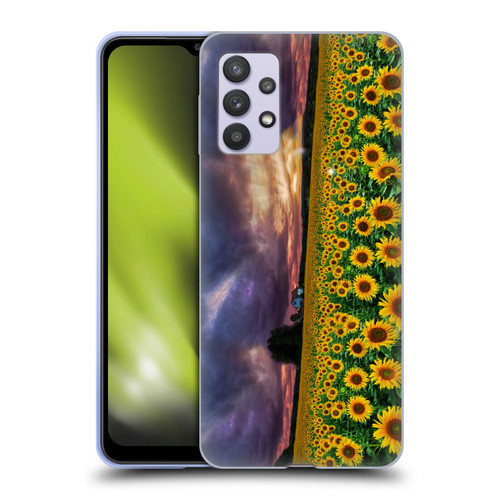 Celebrate Life Gallery Florals Stormy Sunrise Soft Gel Case for Samsung Galaxy A32 5G / M32 5G (2021)