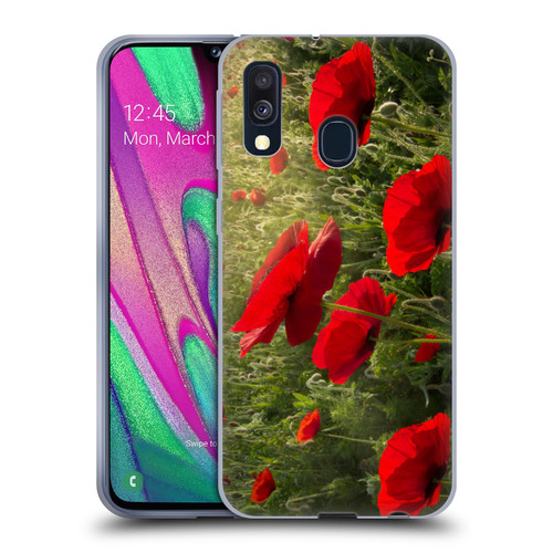 Celebrate Life Gallery Florals Waiting For The Morning Soft Gel Case for Samsung Galaxy A40 (2019)