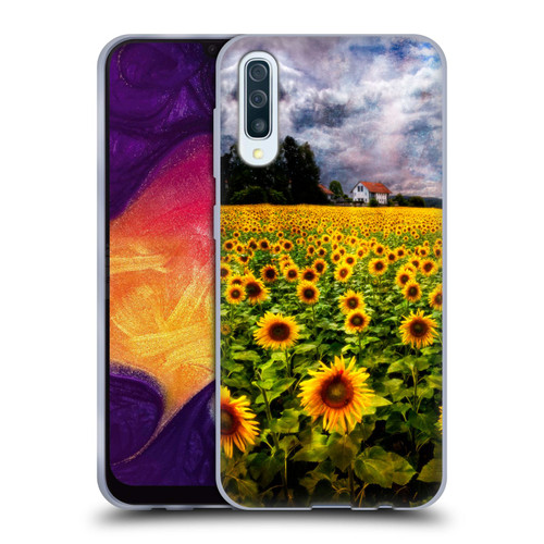 Celebrate Life Gallery Florals Dreaming Of Sunflowers Soft Gel Case for Samsung Galaxy A50/A30s (2019)