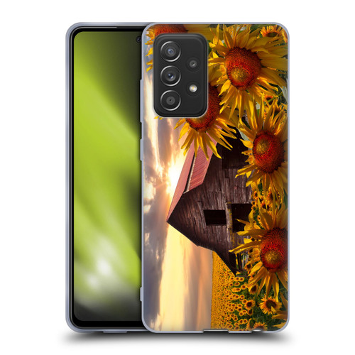 Celebrate Life Gallery Florals Sunflower Dance Soft Gel Case for Samsung Galaxy A52 / A52s / 5G (2021)