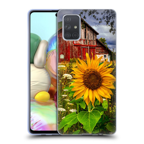 Celebrate Life Gallery Florals Barn Meadow Flowers Soft Gel Case for Samsung Galaxy A71 (2019)