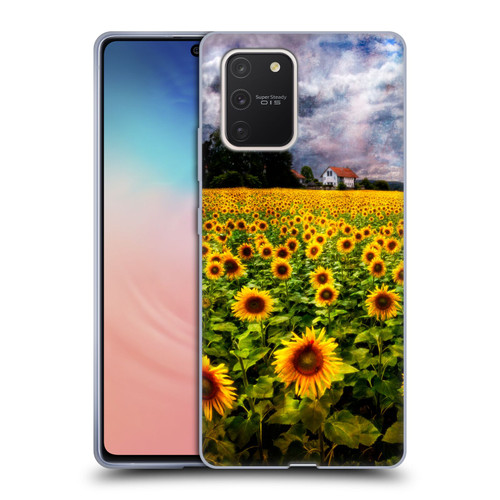 Celebrate Life Gallery Florals Dreaming Of Sunflowers Soft Gel Case for Samsung Galaxy S10 Lite