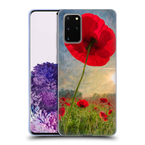 Celebrate Life Gallery Florals Red Flower Soft Gel Case for Samsung Galaxy S20+ / S20+ 5G