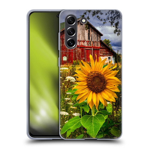 Celebrate Life Gallery Florals Barn Meadow Flowers Soft Gel Case for Samsung Galaxy S21 FE 5G