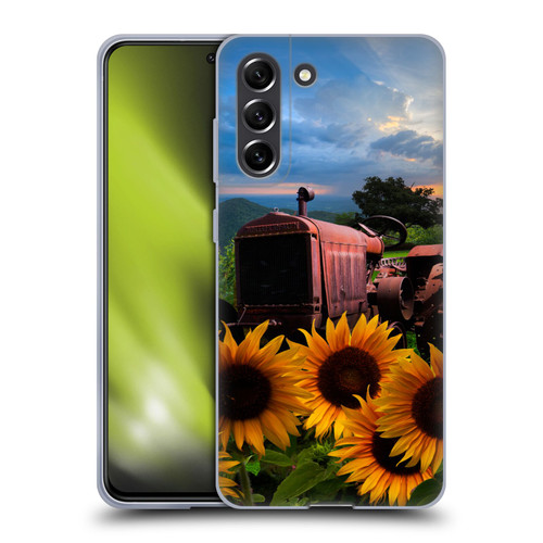 Celebrate Life Gallery Florals Tractor Heaven Soft Gel Case for Samsung Galaxy S21 FE 5G