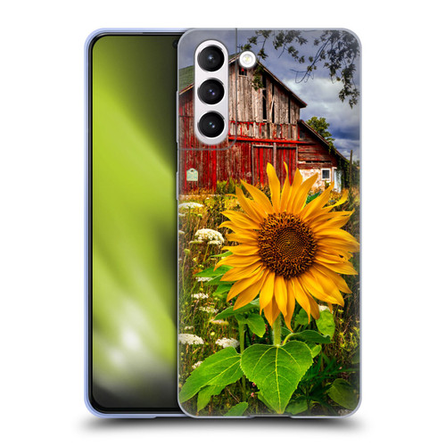 Celebrate Life Gallery Florals Barn Meadow Flowers Soft Gel Case for Samsung Galaxy S21 5G