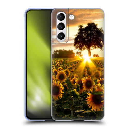 Celebrate Life Gallery Florals Fields Of Gold Soft Gel Case for Samsung Galaxy S21 5G