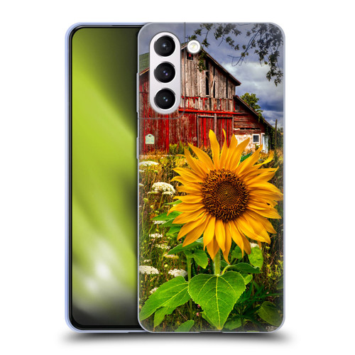 Celebrate Life Gallery Florals Barn Meadow Flowers Soft Gel Case for Samsung Galaxy S21+ 5G