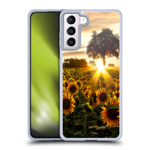 Celebrate Life Gallery Florals Fields Of Gold Soft Gel Case for Samsung Galaxy S21+ 5G