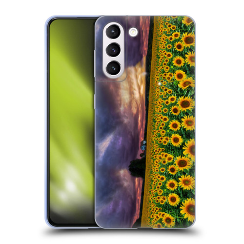 Celebrate Life Gallery Florals Stormy Sunrise Soft Gel Case for Samsung Galaxy S21+ 5G