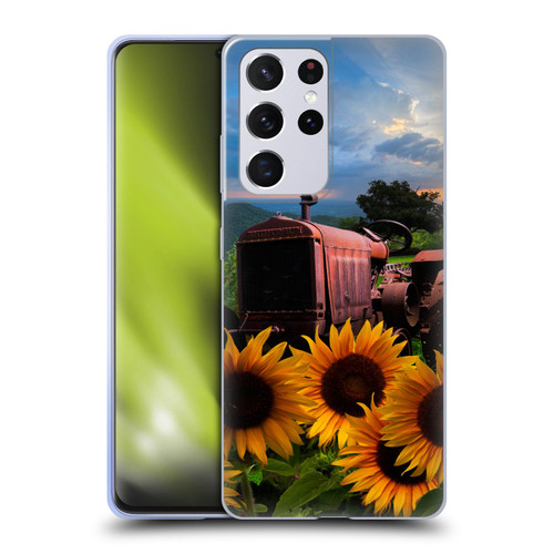Celebrate Life Gallery Florals Tractor Heaven Soft Gel Case for Samsung Galaxy S21 Ultra 5G