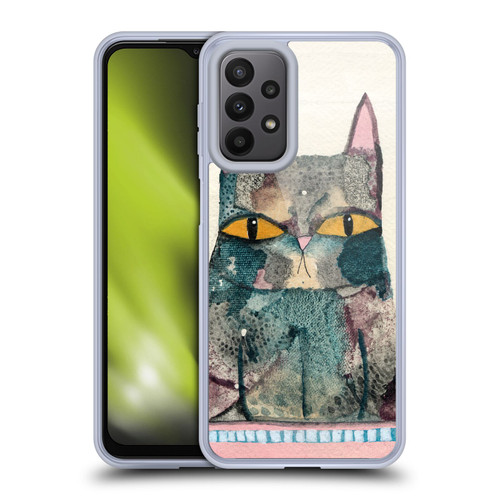 Wyanne Cat Kitty Painting Soft Gel Case for Samsung Galaxy A23 / 5G (2022)