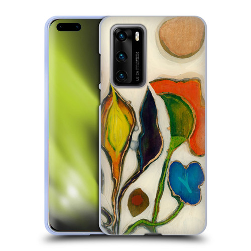 Wyanne Nature Artist Flowers Soft Gel Case for Huawei P40 5G