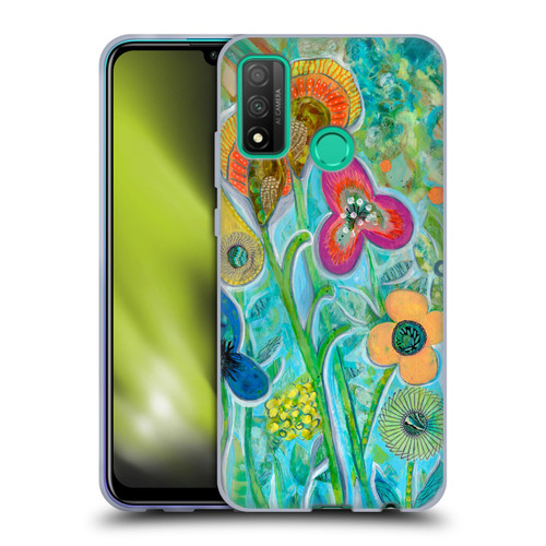Wyanne Nature Garden Wildflowers Soft Gel Case for Huawei P Smart (2020)