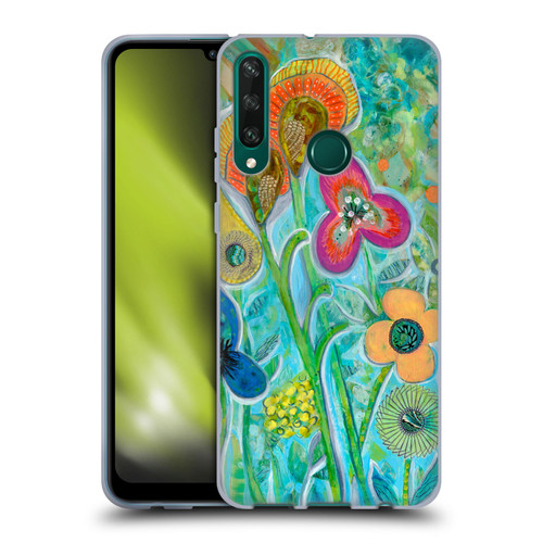 Wyanne Nature Garden Wildflowers Soft Gel Case for Huawei Y6p