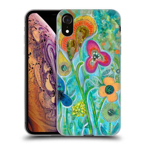 Wyanne Nature Garden Wildflowers Soft Gel Case for Apple iPhone XR