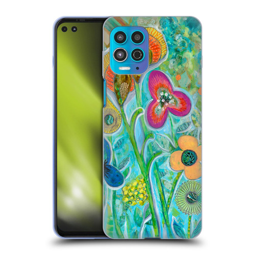 Wyanne Nature Garden Wildflowers Soft Gel Case for Motorola Moto G100