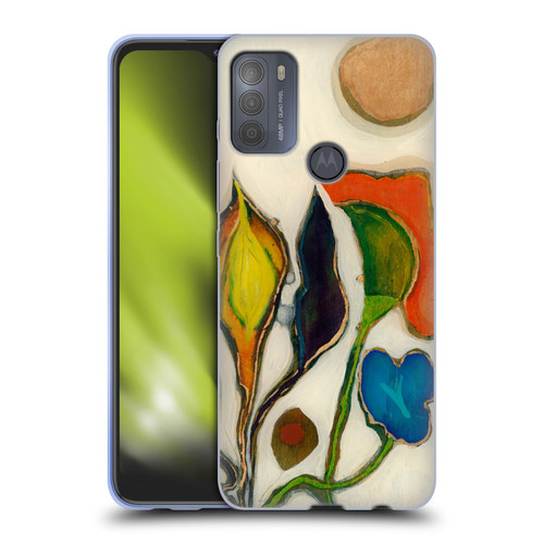 Wyanne Nature Artist Flowers Soft Gel Case for Motorola Moto G50