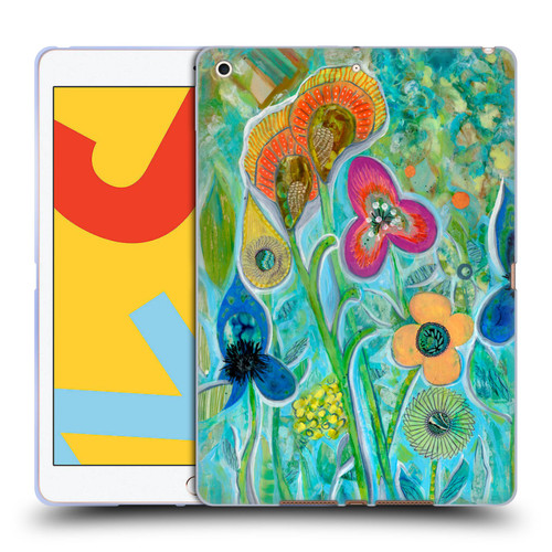 Wyanne Nature Garden Wildflowers Soft Gel Case for Apple iPad 10.2 2019/2020/2021