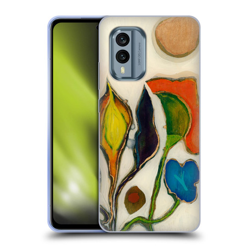 Wyanne Nature Artist Flowers Soft Gel Case for Nokia X30