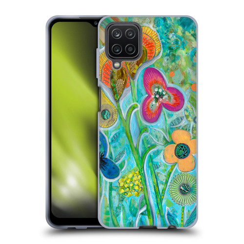 Wyanne Nature Garden Wildflowers Soft Gel Case for Samsung Galaxy A12 (2020)