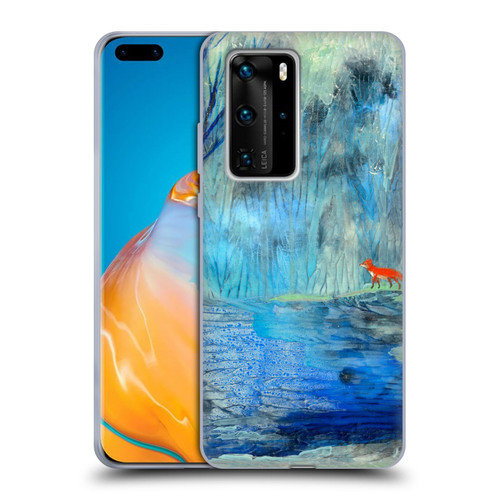 Wyanne Nature 2 Red Fox Blue River Soft Gel Case for Huawei P40 Pro / P40 Pro Plus 5G