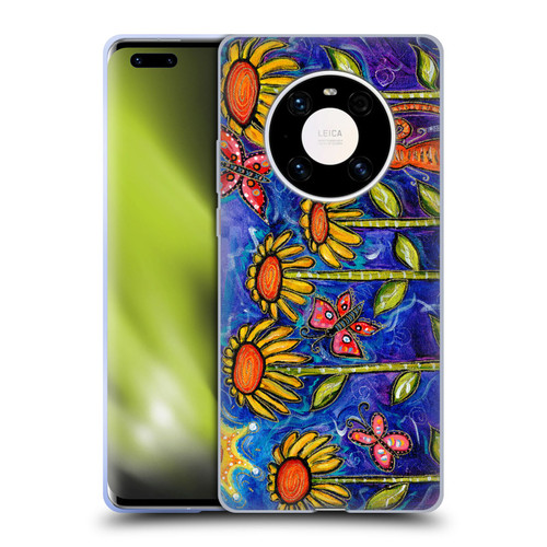Wyanne Nature 2 Sundown Sunflowers Soft Gel Case for Huawei Mate 40 Pro 5G