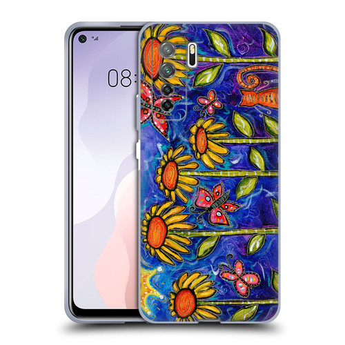 Wyanne Nature 2 Sundown Sunflowers Soft Gel Case for Huawei Nova 7 SE/P40 Lite 5G