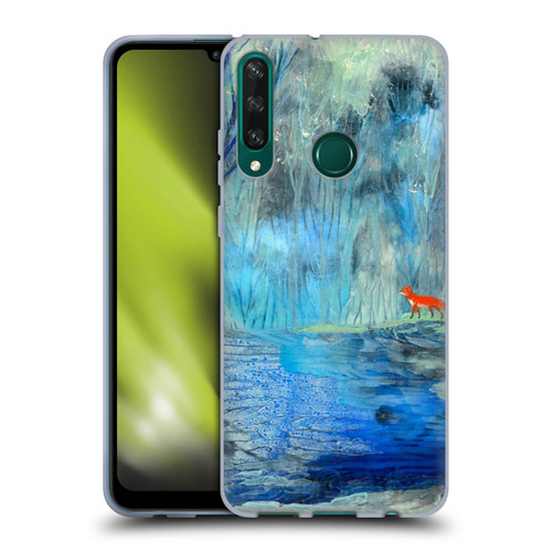 Wyanne Nature 2 Red Fox Blue River Soft Gel Case for Huawei Y6p