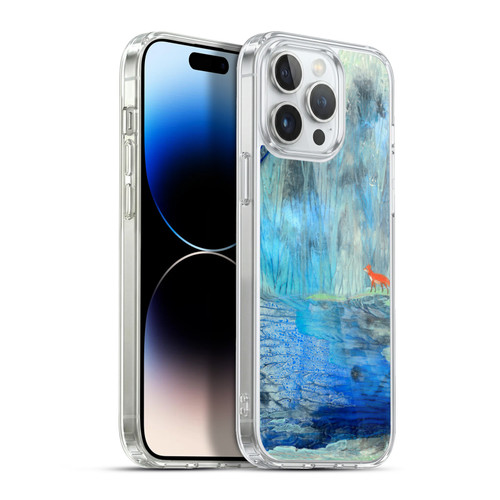 Wyanne Nature 2 Red Fox Blue River Soft Gel Case for Apple iPhone 13 Pro Max & MagSafe