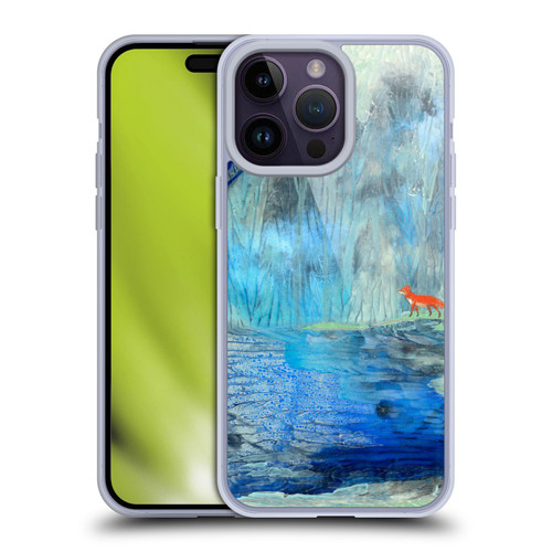 Wyanne Nature 2 Red Fox Blue River Soft Gel Case for Apple iPhone 14 Pro Max