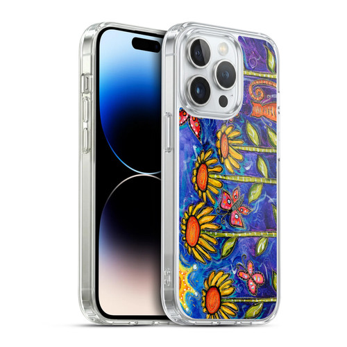 Wyanne Nature 2 Sundown Sunflowers Soft Gel Case for Apple iPhone 14 Pro & MagSafe