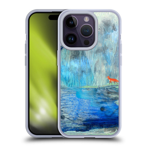 Wyanne Nature 2 Red Fox Blue River Soft Gel Case for Apple iPhone 14 Pro