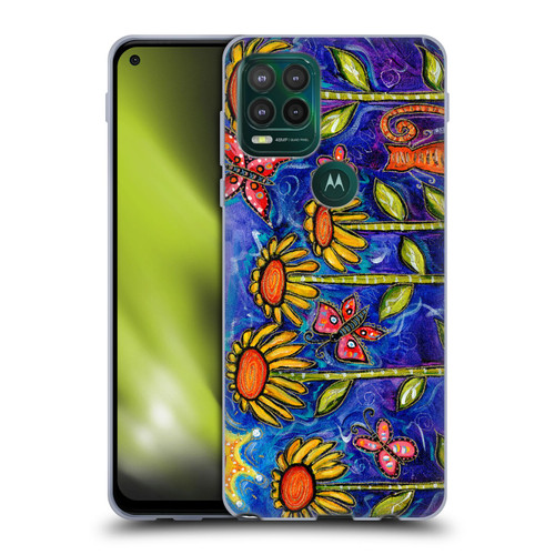 Wyanne Nature 2 Sundown Sunflowers Soft Gel Case for Motorola Moto G Stylus 5G 2021