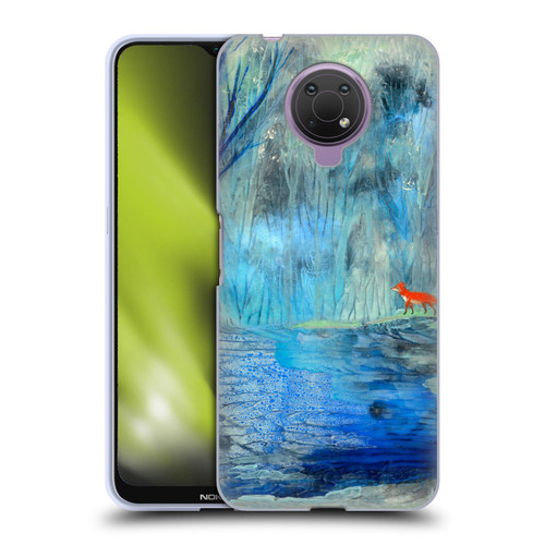 Wyanne Nature 2 Red Fox Blue River Soft Gel Case for Nokia G10