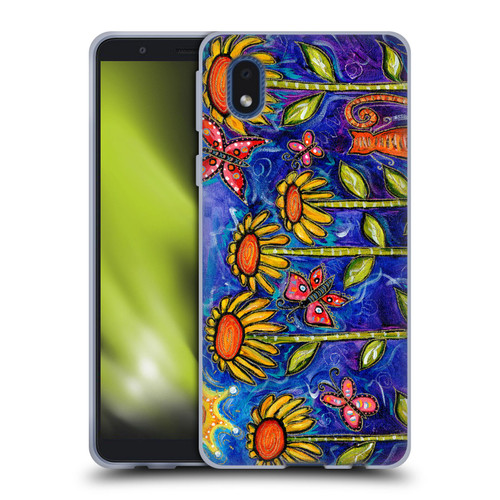 Wyanne Nature 2 Sundown Sunflowers Soft Gel Case for Samsung Galaxy A01 Core (2020)