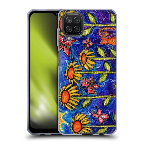 Wyanne Nature 2 Sundown Sunflowers Soft Gel Case for Samsung Galaxy A12 (2020)