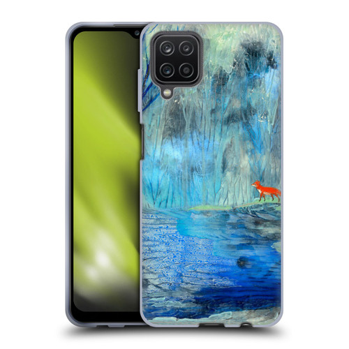 Wyanne Nature 2 Red Fox Blue River Soft Gel Case for Samsung Galaxy A12 (2020)