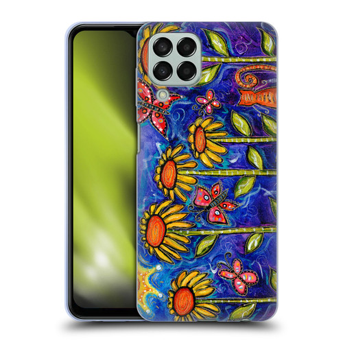 Wyanne Nature 2 Sundown Sunflowers Soft Gel Case for Samsung Galaxy M33 (2022)