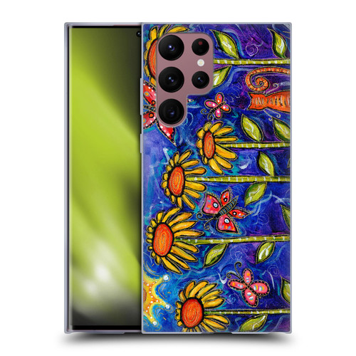 Wyanne Nature 2 Sundown Sunflowers Soft Gel Case for Samsung Galaxy S22 Ultra 5G