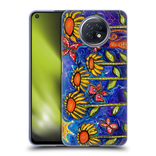 Wyanne Nature 2 Sundown Sunflowers Soft Gel Case for Xiaomi Redmi Note 9T 5G
