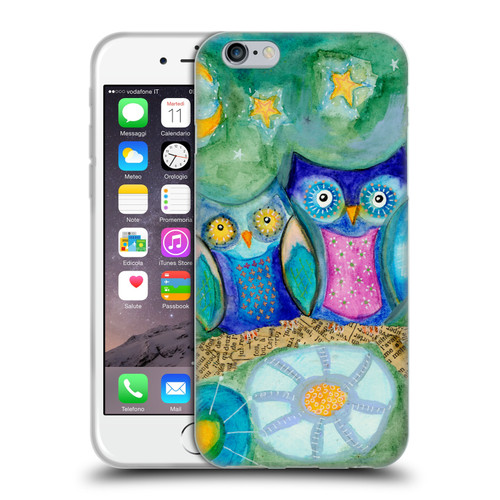 Wyanne Owl Pair of Birds Soft Gel Case for Apple iPhone 6 / iPhone 6s