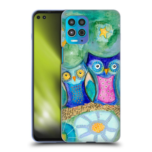 Wyanne Owl Pair of Birds Soft Gel Case for Motorola Moto G100